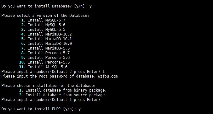 Oneinstack安装教程Linux + Nginx+ Apache+MySQL/MongoDB+ PHP一键安装