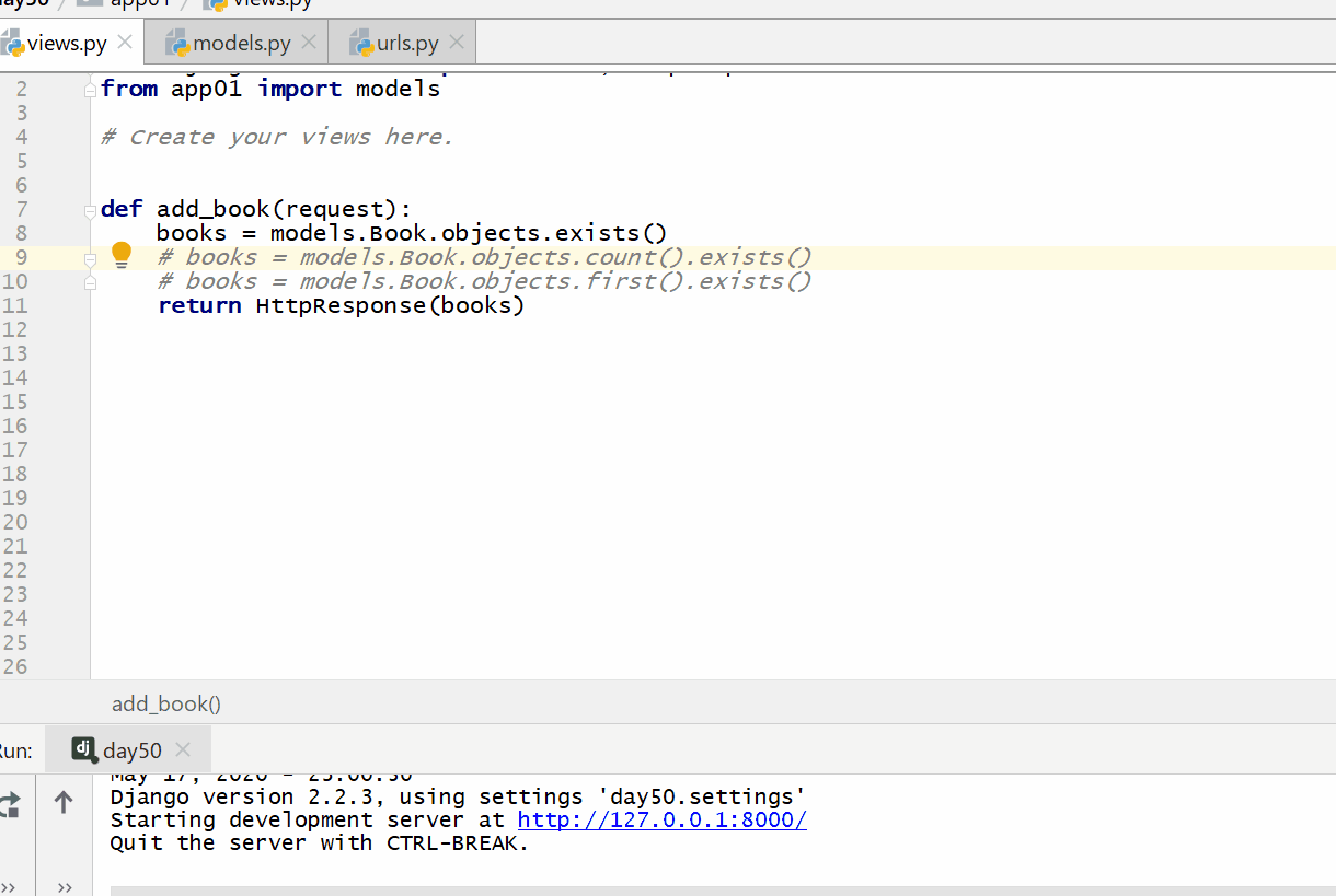 2021061006121737557014 Django ORM - 单表实例