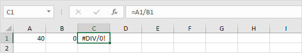 #DIV / 0! 错误 #DIV / 0! 错误