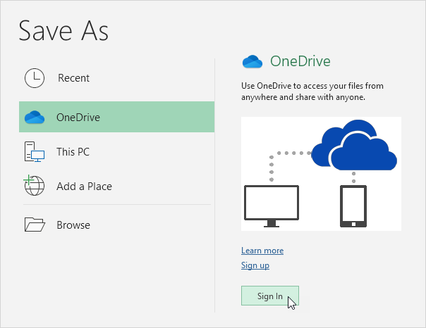 登录到OneDrive 登录到OneDrive