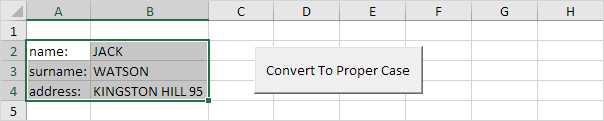 在Excel VBA中转换为适当大小写