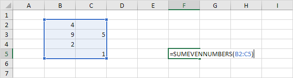 Excel VBA中的用户定义函数