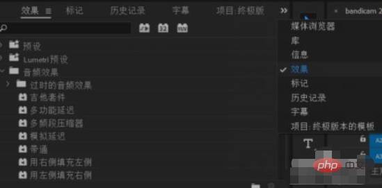premiere效果控件在哪里-Premiere