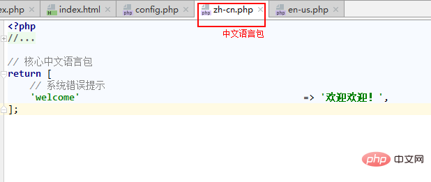 图文详解Thinkphp5多语言切换(中英文实例)-ThinkPHP