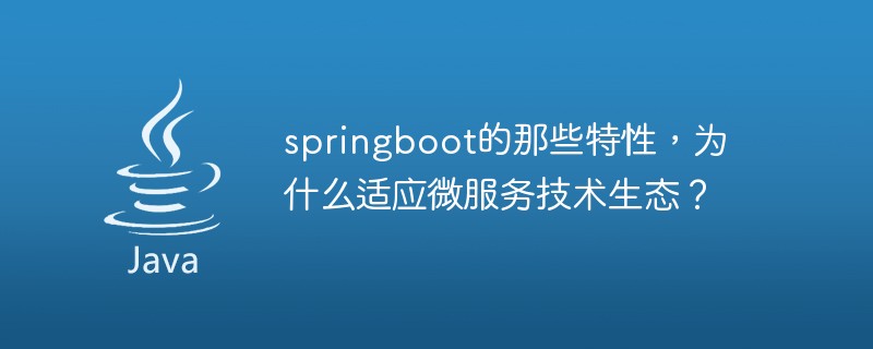 202106190148528089410 springboot的那些特性,为什么适应微服务技术生态?-Java入门