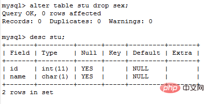 一分钟带你了解如何修改mysql表字段-mysql教程
