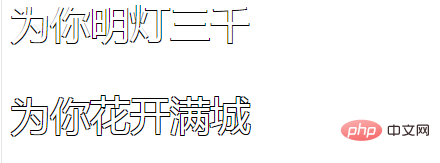 css中如何给字体加描边-css教程