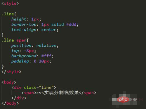 css分割线怎么设置-css教程