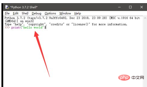 python输出hello world代码的方法-Python教程