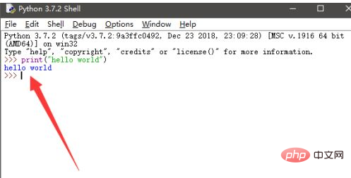 python输出hello world代码的方法-Python教程