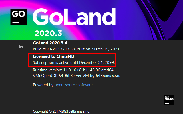 202106190239151432712 Goland永久激活-phpstorm
