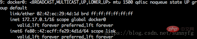 如何查看docker容器的IP地址