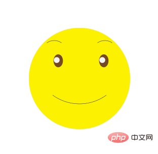 如何使用canvas画一个微笑的表情（代码示例）-H5教程