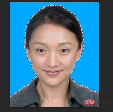 ps蓝底的照片怎么换白底-PS教程