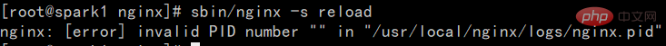 nginx执行sbin/nginx -s reload命令出错了怎么办-Nginx