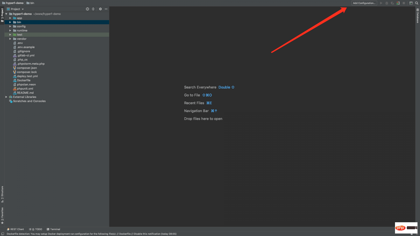 202106190409507954101 PhpStorm之优雅的调试 Hyperf-phpstorm