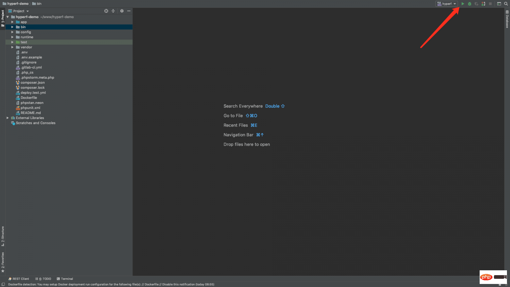 202106190409565818736 PhpStorm之优雅的调试 Hyperf-phpstorm