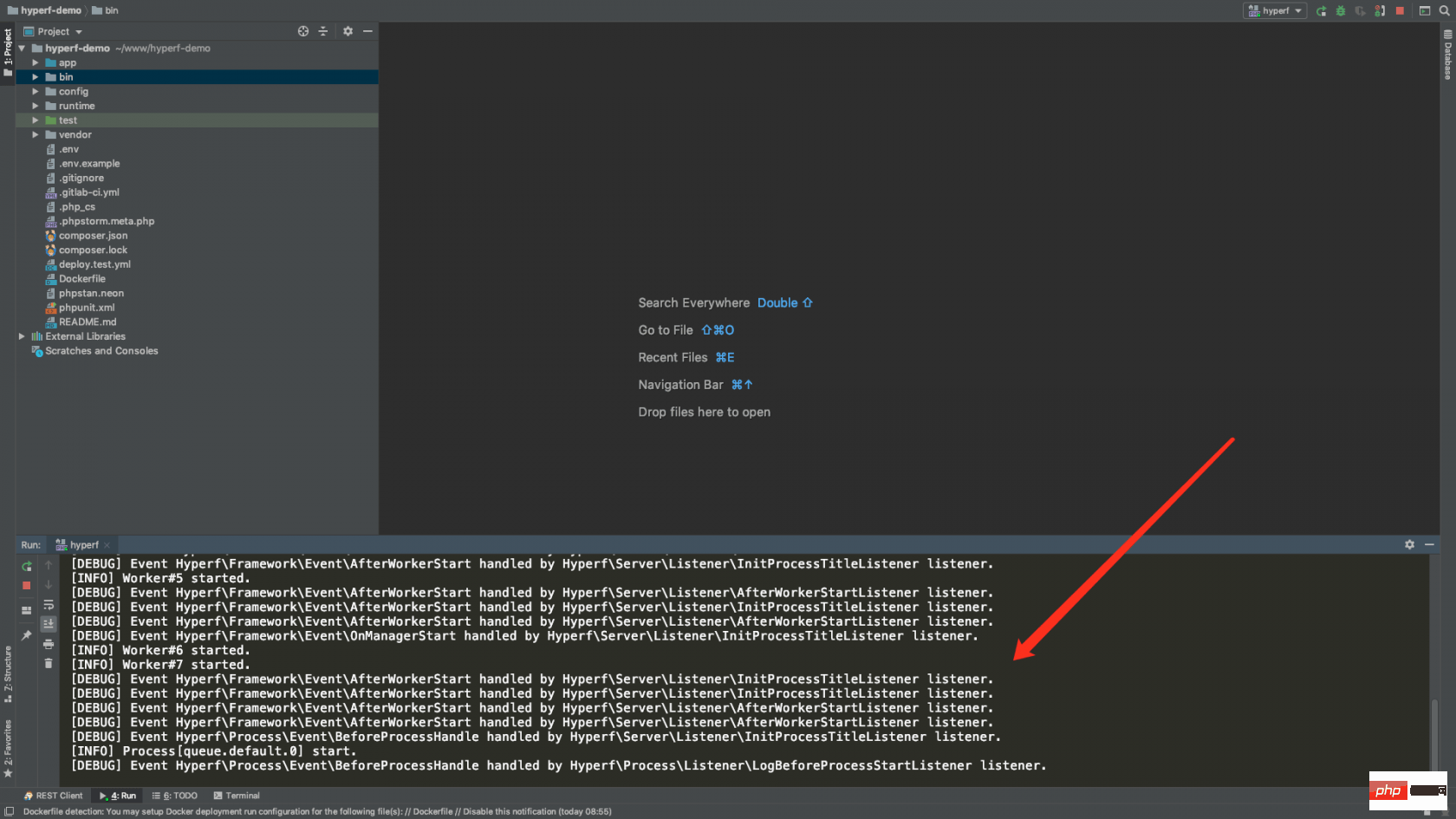 202106190409577963987 PhpStorm之优雅的调试 Hyperf-phpstorm