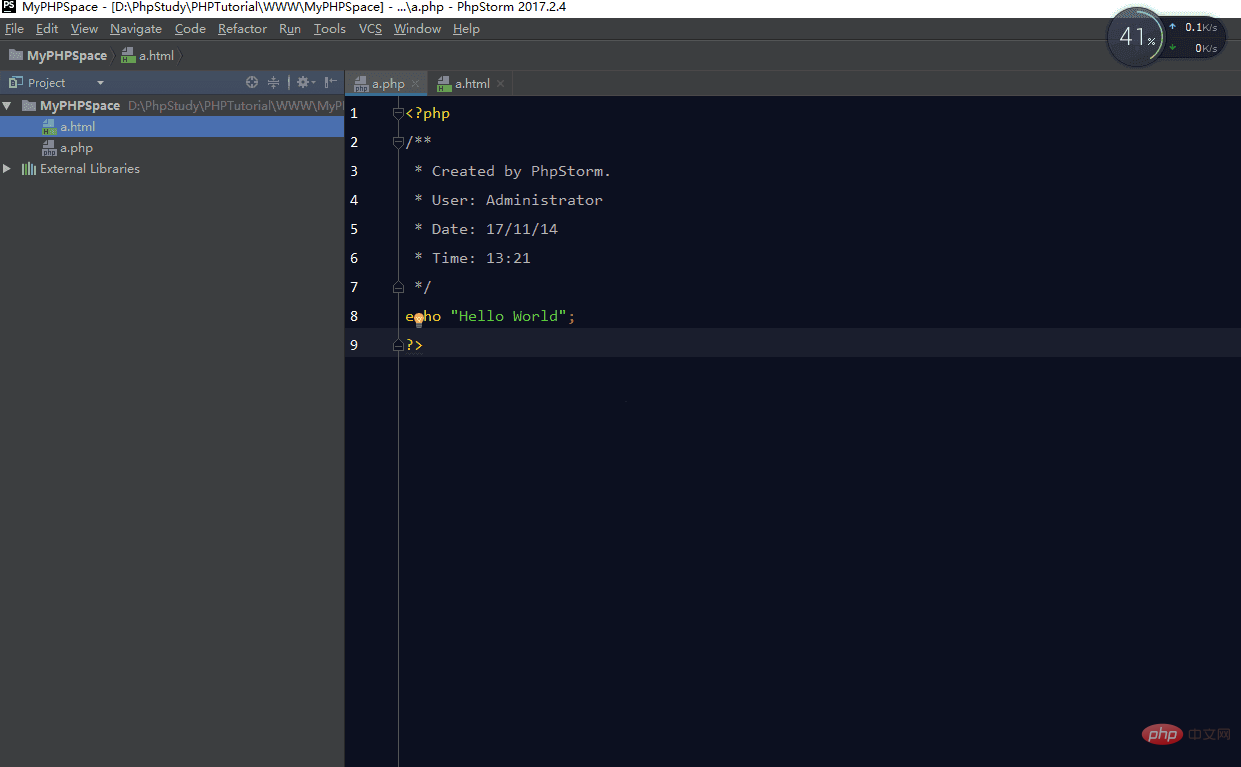 PhpStorm更换主题