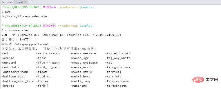 PhpStorm 中使用 gitbash 作为 terminal 终端命令行-phpstorm