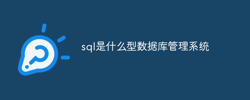 20210619043739869050 sql是什么型数据库管理系统-SQL