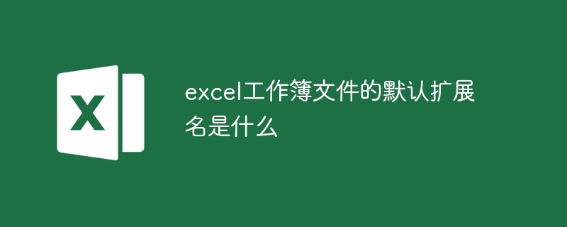 202106190445132819390 excel工作簿文件的默认扩展名是什么-excel