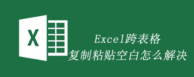 202106190450522032370 Excel跨表格复制粘贴空白怎么解决-excel