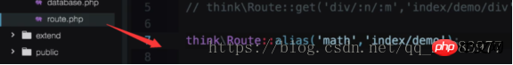 202106190600588896543 thinkphp之路由别名及绑定