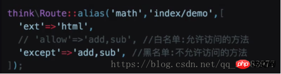 20210619060100105444 thinkphp之路由别名及绑定