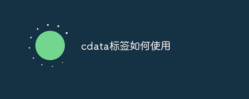 202106191207486660120 cdata标签如何使用-XML/RSS教程