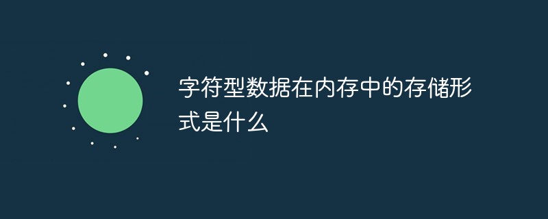 字符型数据在内存中的存储形式是什么-C#.Net教程