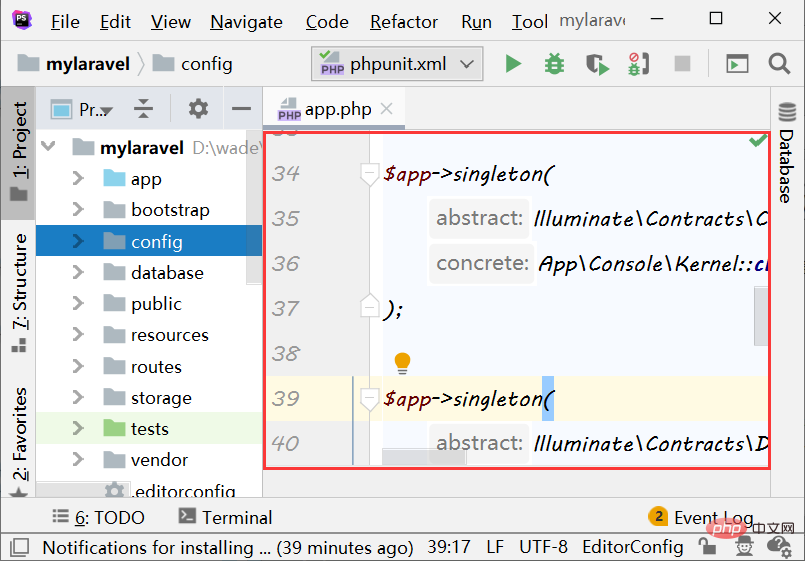 phpstorm修改字体和大小【图文步骤】-phpstorm