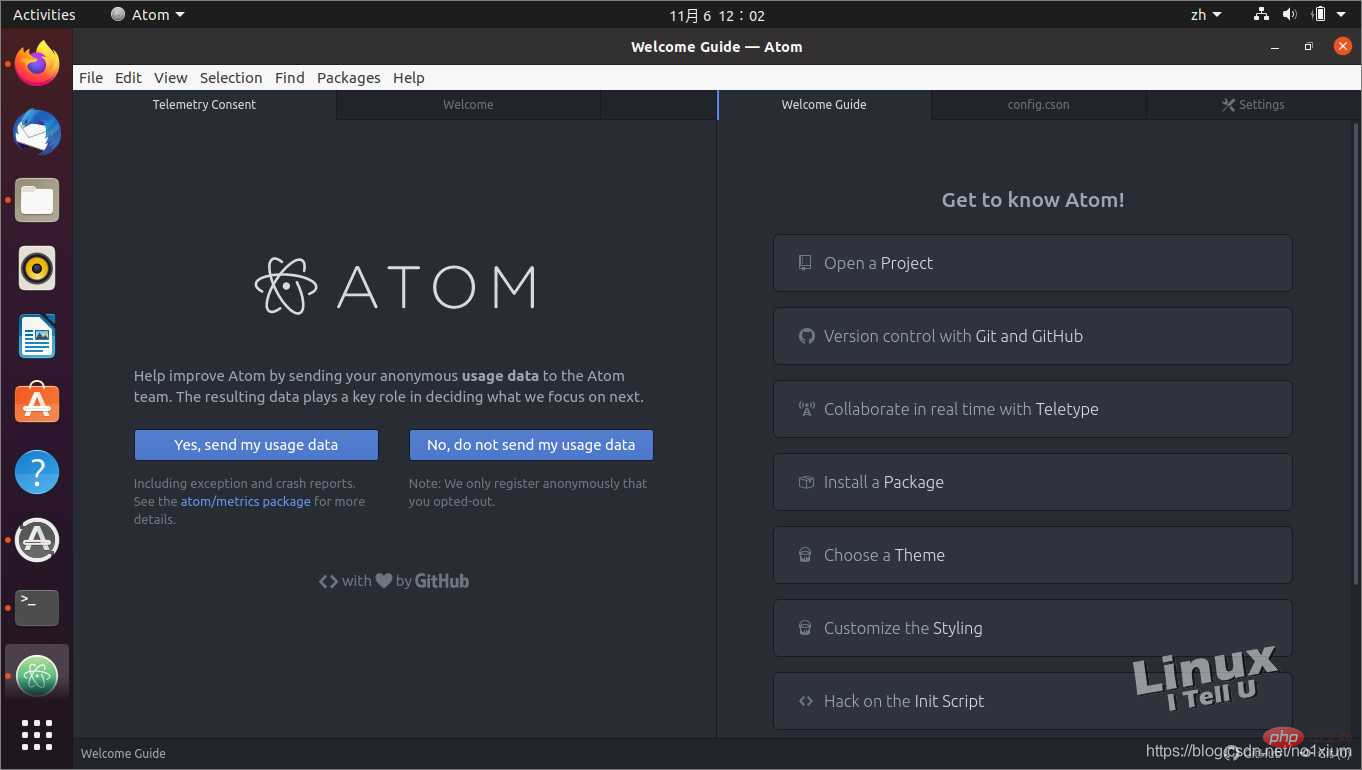 浅谈Linux安装Atom编辑器的方法-atom