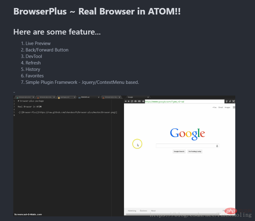 浅谈Atom实现HTML实时预览的方法-atom