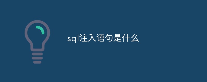 202106191231578034080 sql注入语句是什么-SQL