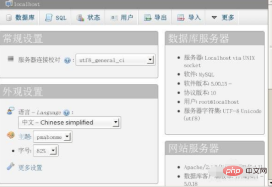 phpmyadmin无法显示打开怎么办？