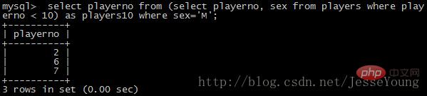 mysql子条件查询语句是什么意思？