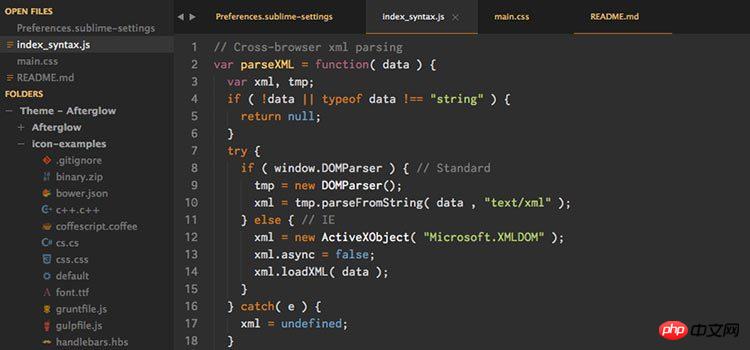 sublime text3有哪些炫酷的主题