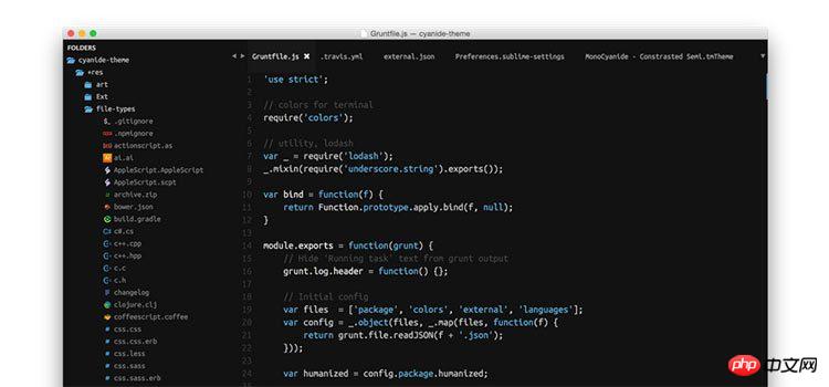 sublime text3有哪些炫酷的主题