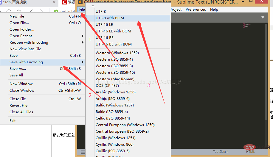 sublimetext3中文乱码的原理及解决方法
