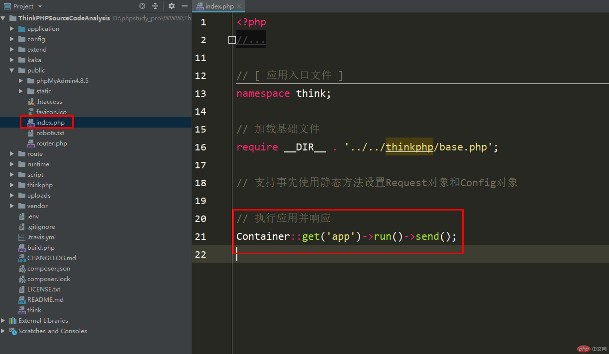 ThinkPHP框架执行流程（附脑图）