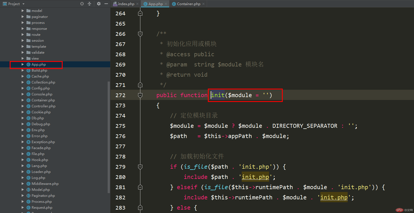 ThinkPHP框架执行流程（附脑图）