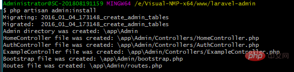 laravel5.5和laravel