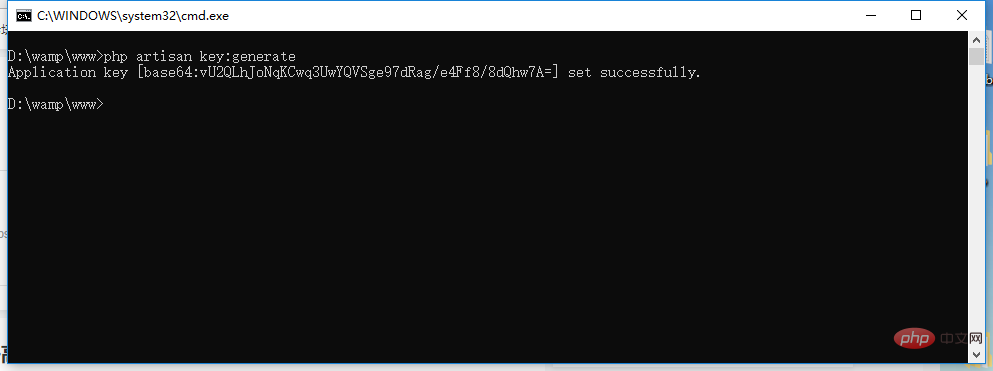 2021062014061117308721 PHP Laravel 5.4 框架环境搭建(win10)