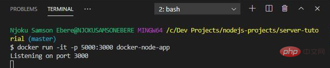 详解使用Docker给nodejs程序打包的方法
