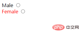 html怎么设置label标签的颜色