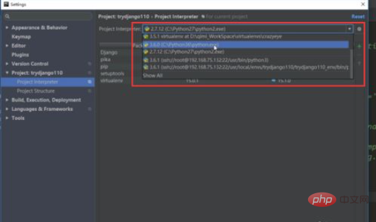 Pycharm如何给项目配置python解释器