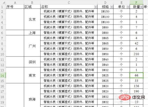 如何给合并单元格填充序号