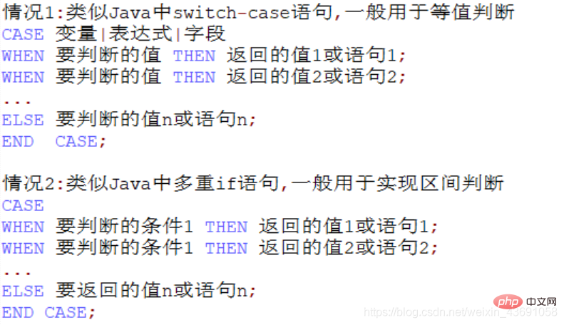 MySQL精讲之六：流程控制