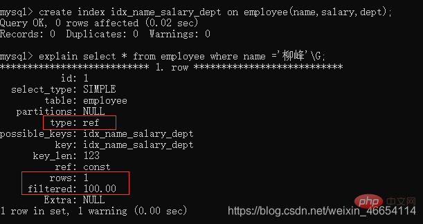 实例介绍MySQL索引的使用